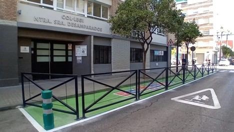 Recuperan espacio peatonal en colegios de Nazaret y Soternes