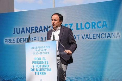 Pérez Llorca exige unidad para frenar nuevas normas del trasvase Tajo-Segura