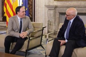 Pérez Llorca se reúne con el presidente del Banco Sabadell para impulsar proyectos en Valencia