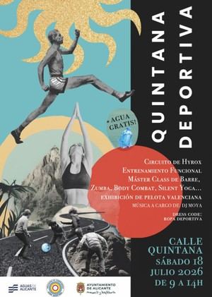 Alicante organiza 'Quintana Deportiva' con 30 actividades para impulsar el comercio local