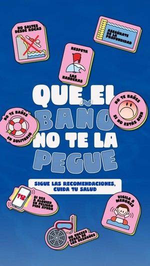 Sanidad enfatiza la vigilancia para prevenir ahogamientos en zonas de baño