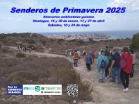 Programación de Senderos Primavera 2025 disponible para inscripción