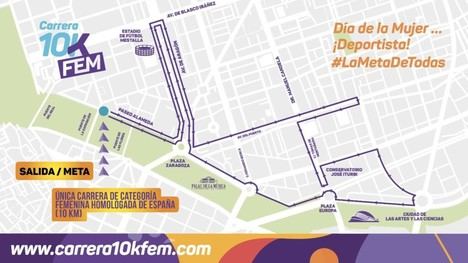 València ajusta el tráfico por la 10K Femenina y el Carnaval de Russafa