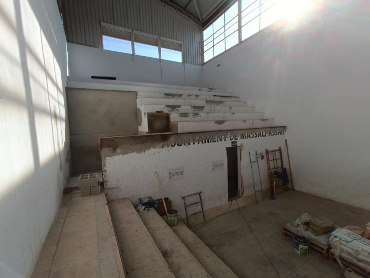 Diputación de Valencia invierte en la renovación del trinquet de Massalfassar