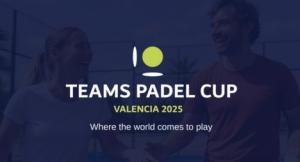 València acogerá la Teams Padel Cup, el mayor torneo amateur de pádel del mundo