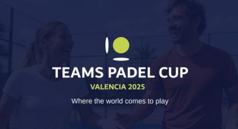 València acogerá la Teams Padel Cup, el mayor torneo amateur de pádel del mundo