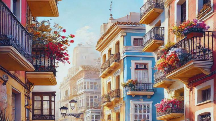 València lanza su primer Concurso de Balcones Floridos con premios en metálico