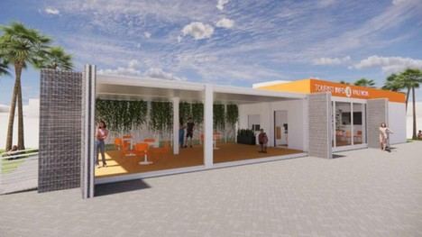 València construirá una oficina de turismo modular y sostenible en la playa de Les Arenas