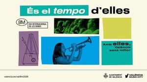 València celebra el 8M destacando a las mujeres en la música