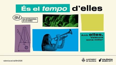 València celebra el 8M destacando a las mujeres en la música