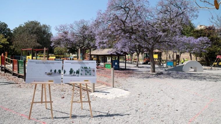 València inaugura un nuevo parque infantil junto al Gulliver