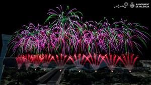 València dará la bienvenida a 2026 con un espectacular castillo de fuegos artificiales