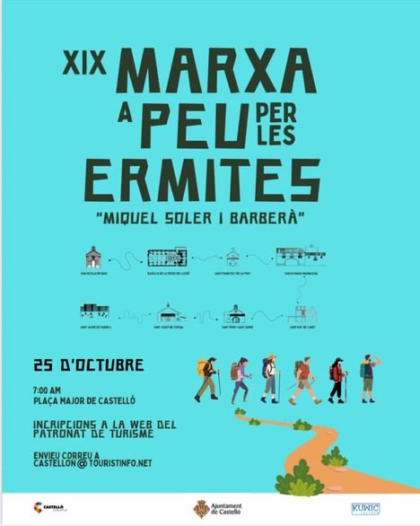 Caminata gratuita por las Ermitas de Castellón el 25 de octubre